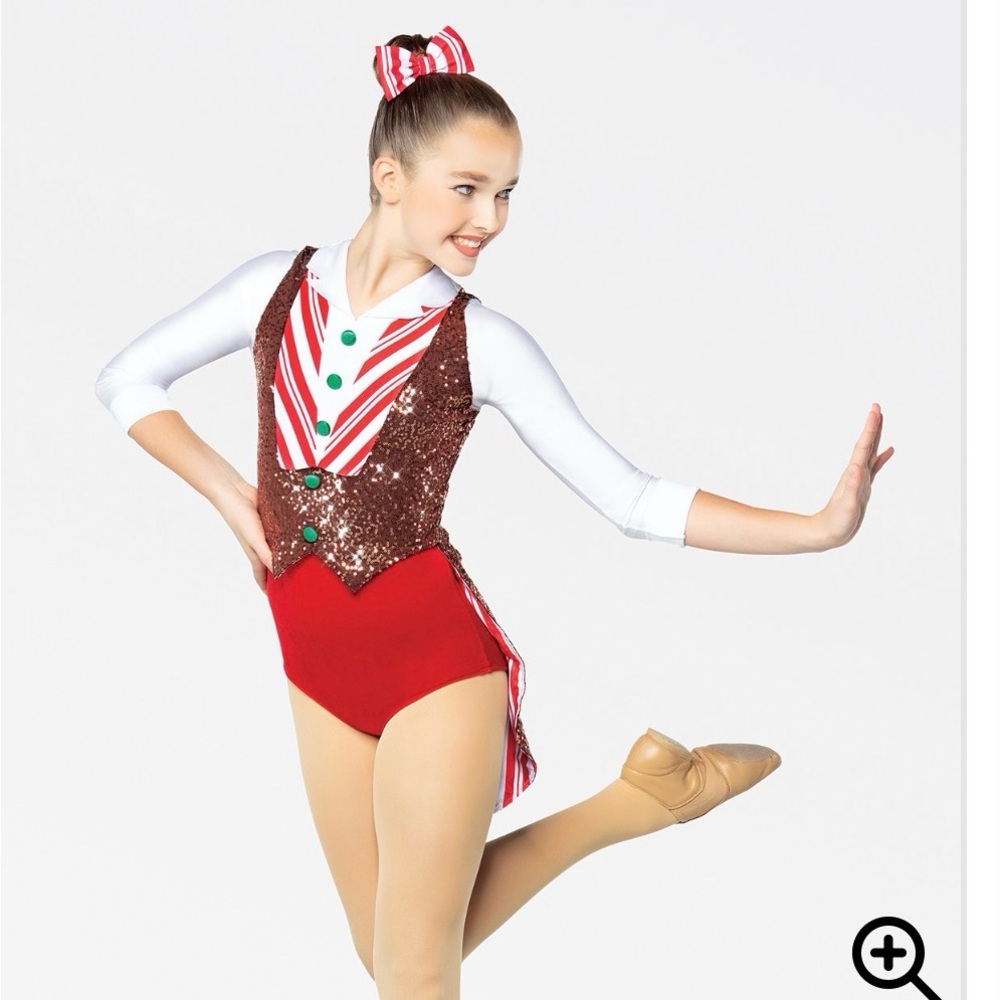 Revolution RC22564 Hot Chocolate Christ Elf Costume with Red and White Stripes